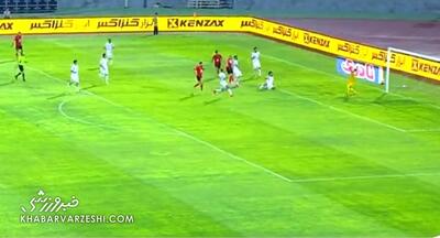 ویدیو| گل اشترکالی به پرسپولیس روی اشتباه فاحش!