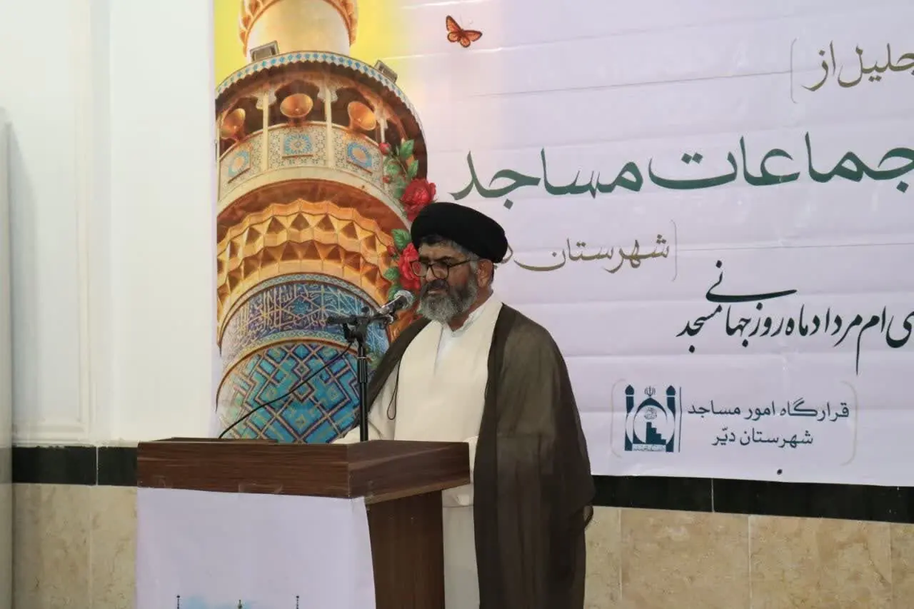 دبیر قرارگاه امور مساجد دیّر: ۲۶ مسجد شهرستان در طرح محراب قرار دارند