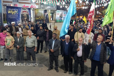حماسه باشکوه مردم بیلهسوار در خیابان