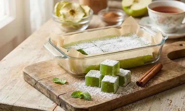  طرز تهیه لوکوم سیب و دارچین؛ شیرینی خوش‌عطر با طعمی متفاوت
