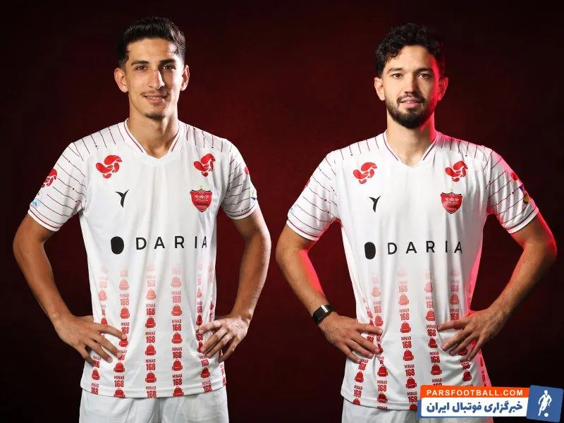  عکس ؛ رونمایی پرسپولیس از کیت دوم سفید با یادبود دانش‌آموزان میناب