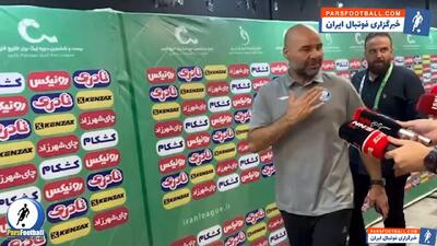 سهراب بختیاریزاده پس از برد برابر سپاهان بدون مصاحبه ورزشگاه را ترک کرد