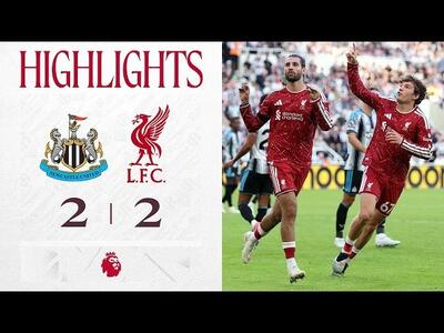  خلاصه بازی نیوکاسل 2-2 لیورپول (لیگ برتر انگلیس) - پارس فوتبال