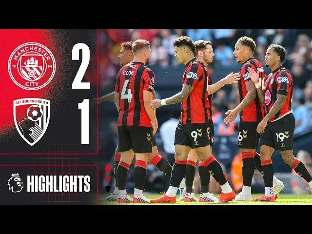  خلاصه بازی منچسترسیتی 2-1 بورنموث (لیگ برتر انگلیس) - پارس فوتبال