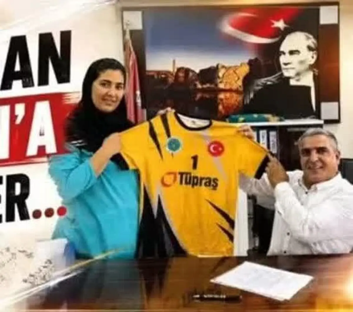 عضو تیم والیبال نشسته بانوان خراسانرضوی با تیمی در ترکیه قرارداد بست