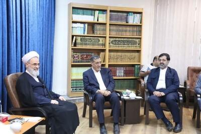 دیدار و گفتوگوی معاوناجرایی رئیس جمهور با آیتالله اعرافی