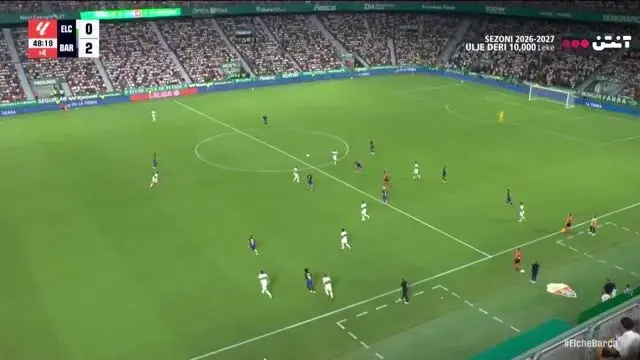  گل دوم بارسلونا به الچه+ ویدئو