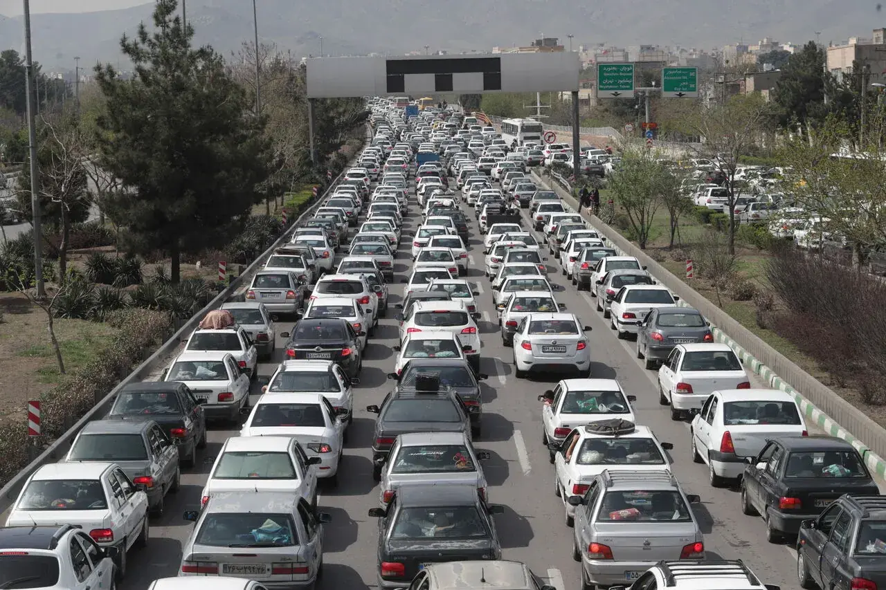 ترافیک سنگین در برخی بزرگراههای تهران