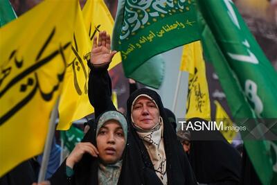  طنین ندای «لبیک یا مهدی» در حرم شاهچراغ (ع) - تسنیم
