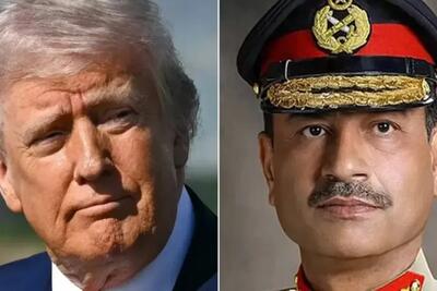  تماس عاصم منیر با ترامپ پیش از سفر به تهران
