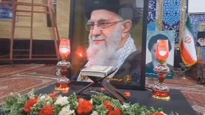 سوگواری صالح آبادیها در چهلمین روز تشییع آقای شهید ایران + فیلم