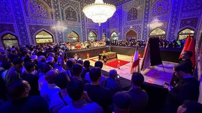 نماهایی خاص از آرامگاه رهبر شهید انقلاب در رواق دارالذکر + فیلم