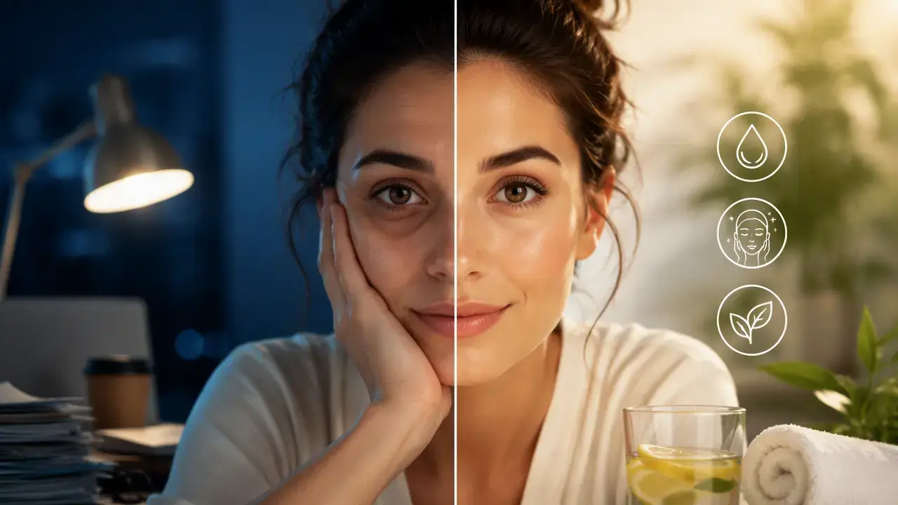  چگونه خستگی صورت را به سرعت رفع و برطرف کنیم؟