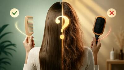 شانه یا برس، کدام برای موهایتان بهتر است؟
