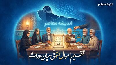 تقسیم اموال متوفی میان وراث