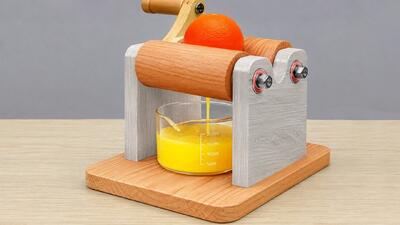ساخت آبمیوه گیری با وسایل بازیافتی در خانه