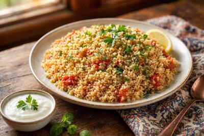طرز تهیه بلغور پلو با گوجه؛ سریع، آسان و کم هزینه