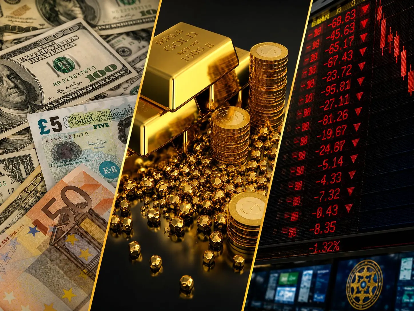  بازارها در دوراهی؛ بورس یا طلا و دلار؟| طلای ۲۲ میلیونی رقیب تازه بورس؟