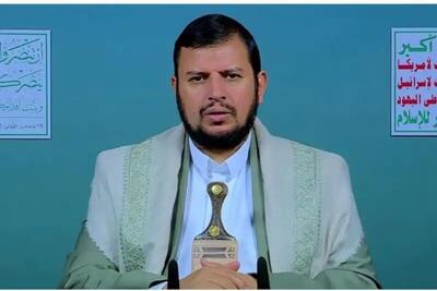  سخنان رهبر انصارالله درباره حمایت از ایران و محور مقاومت