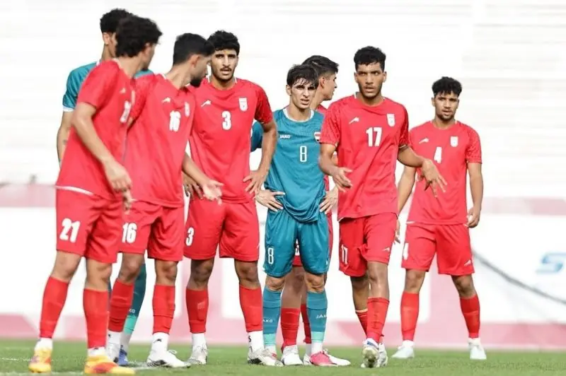  توقف تیم ملی جوانان ایران مقابل عراق