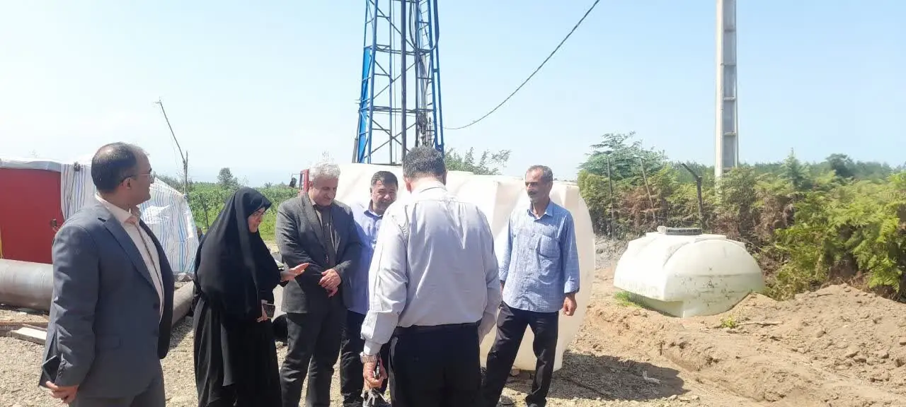  رفع افت فشار آب شرب روستای آبکنار تا پایان شهریور