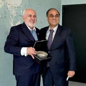دیدار سفیر پاکستان در تهران با ظریف + عکس