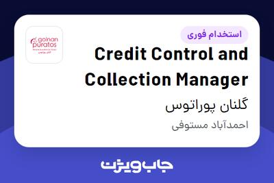 استخدام Credit Control and Collection Manager در گلنان پوراتوس