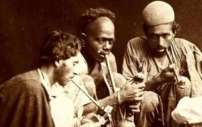 سفر در زمان؛ نقاشی جالب قاجاری که عاقبت اعتیاد را نشان میدهد