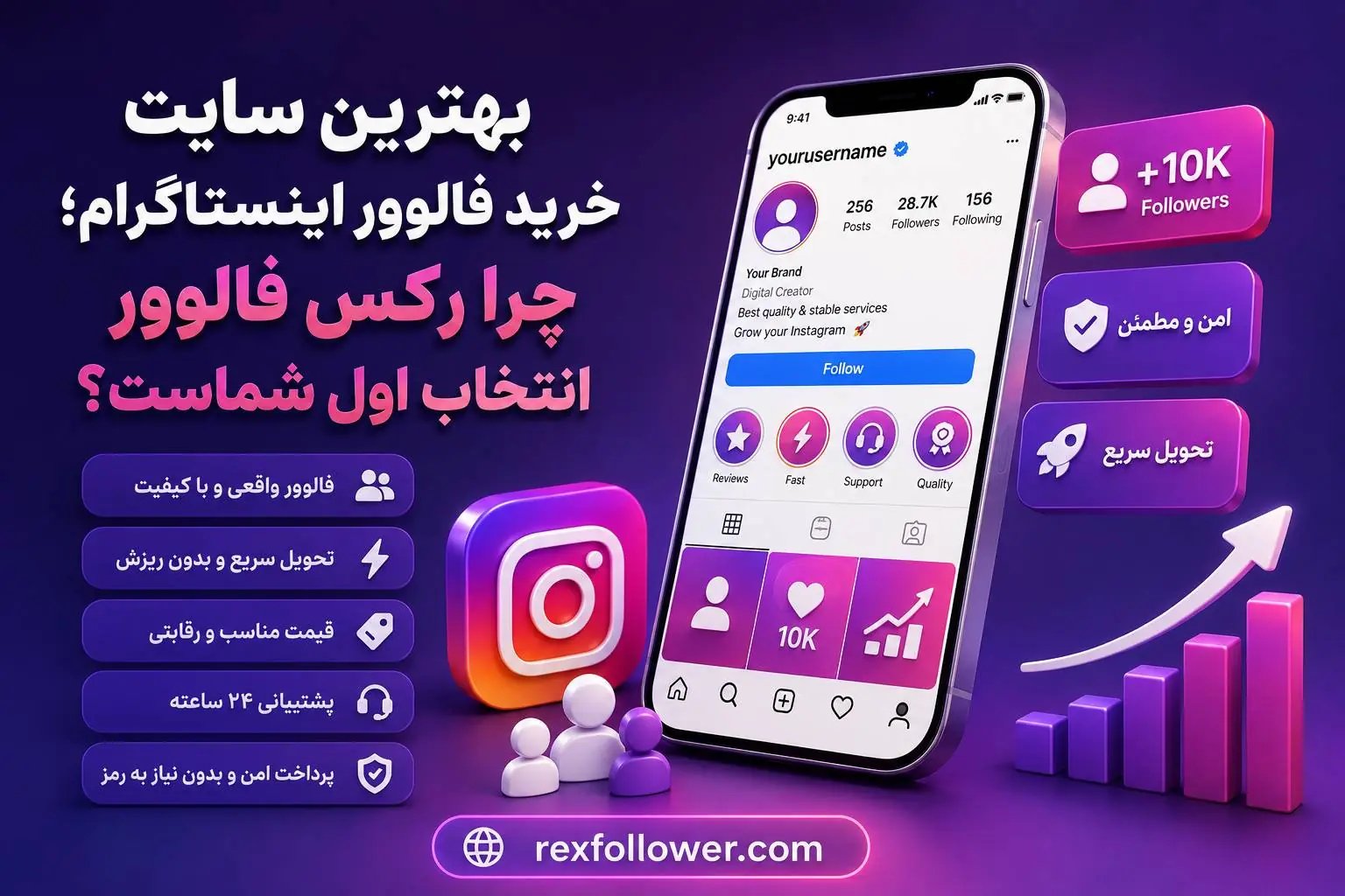 بهترین سایت خرید فالوور اینستاگرام؛ چرا رکس فالوور انتخاب اول شماست؟ - مردم سالاری آنلاین