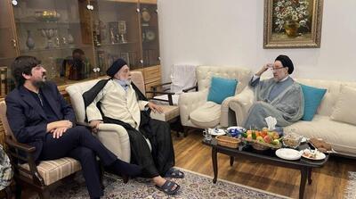  دیدار سید محمد خاتمی با سید هادی خامنه‌ای/ تأکید خاتمی بر فعال بودن دیپلماسی و عقلانیت و دستیابی به آرامش و صلح شرافتمندانه/ دبیرکل مجمع نیروهای خط امام مواضع خاتمی را مهم و قابل توجه دانست - مردم سالاری آنلاین