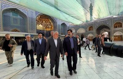 وزیر میراث فرهنگی حرم حضرت معصومه(س) را زیارت کرد