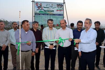 ۶ طرح منابع طبیعی در دشتی افتتاح شد