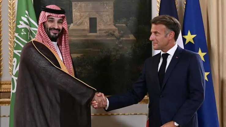 بیانیه مشترک رهبران عربستان و فرانسه در مورد ایران و کشور فلسطین