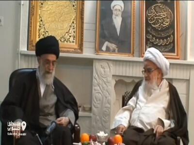  فیلمی دیده‌نشده از حضور رهبر شهید در منزل شیخ‌الفقها مرحوم آیت‌الله‌ صافی گلپایگانی | آخرین خبر