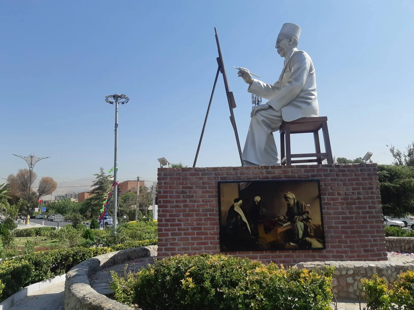  جانمایی تندیس کمال‌الملک در میدان کمال‌الملک تهرانسر | آخرین خبر