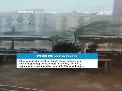طوفان شدید اسپانیا را درنوردید | آخرین خبر