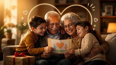 چگونه پدربزرگ و مادربزرگ خود را خوشحال کنیم؟ پیشنهادهای متفاوت و جذاب
