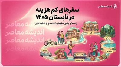 سفرهای کم هزینه در تابستان ۱۴۰۵؛ معرفی ارزان ترین مقصدهای ایران برای سفر اقتصادی، خانوادگی و آخر هفته با بودجه محدود