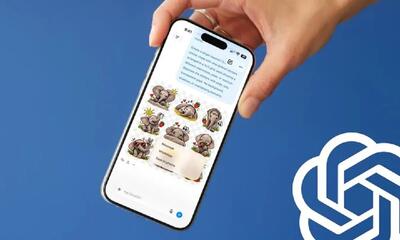 با «چت جیپیتی» استیکر بساز!