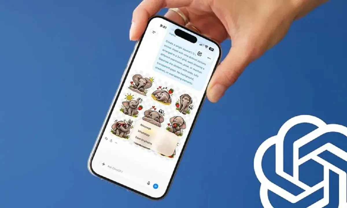 با «چت جیپیتی» استیکر بساز!