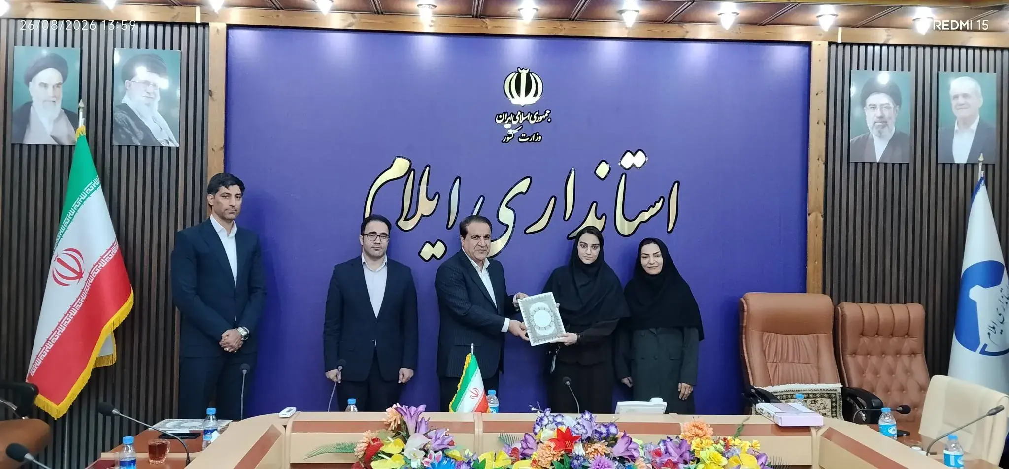 دیدار جامعه ورزش ایلام با استاندار به مناسبت هفته دولت