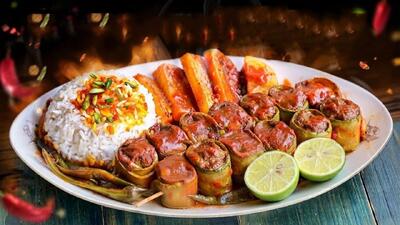 طرز تهیه رول کدو سبز مجلسی با گوشت چرخ کرده؛ غذایی شیک و خوشمزه برای مهمانی