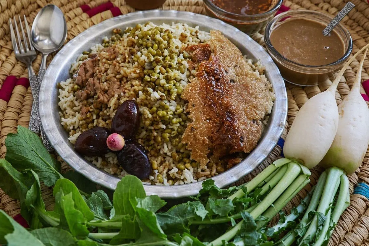  آش ارده دزفولی؛ یک پلو سنتی و مقوی با ماش از دل خوزستان