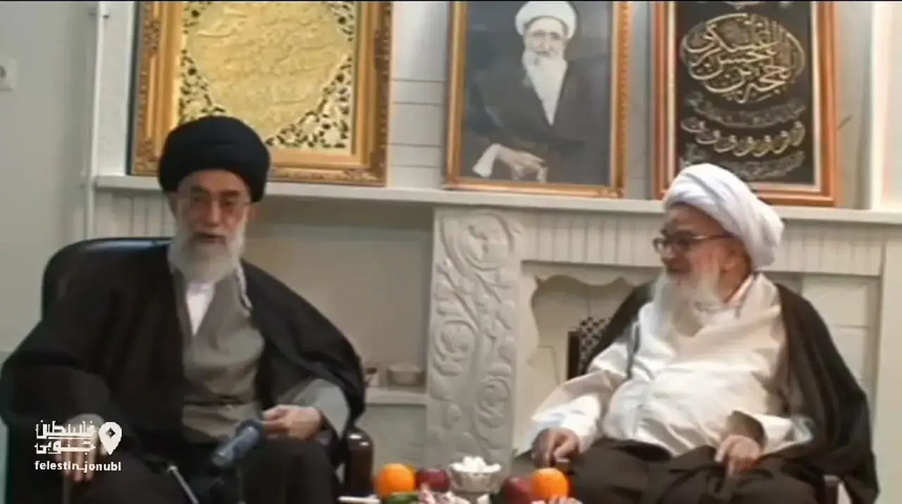  ببینید | فیلمی دیده‌نشده از حضور رهبر شهید در منزل آیت‌الله‌ صافی گلپایگانی