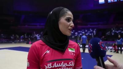 ببینید؛ مصاحبه بانمک فاطمه خلیلی، بازیکن تیم ملی زنان والیبال ایران