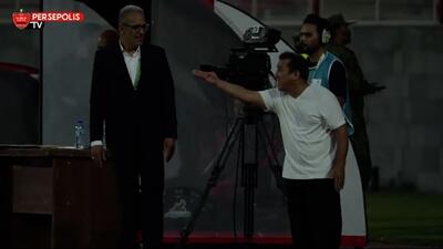  ویدیو باشگاه پرسپولیس از حواشی نیمکت ها در دیدار با تراکتور