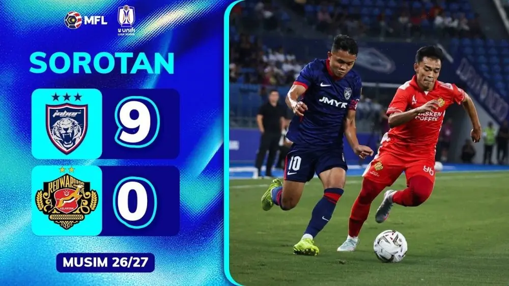  خلاصه بازی جوهور دارالتعظیم 9-0 کلانتان