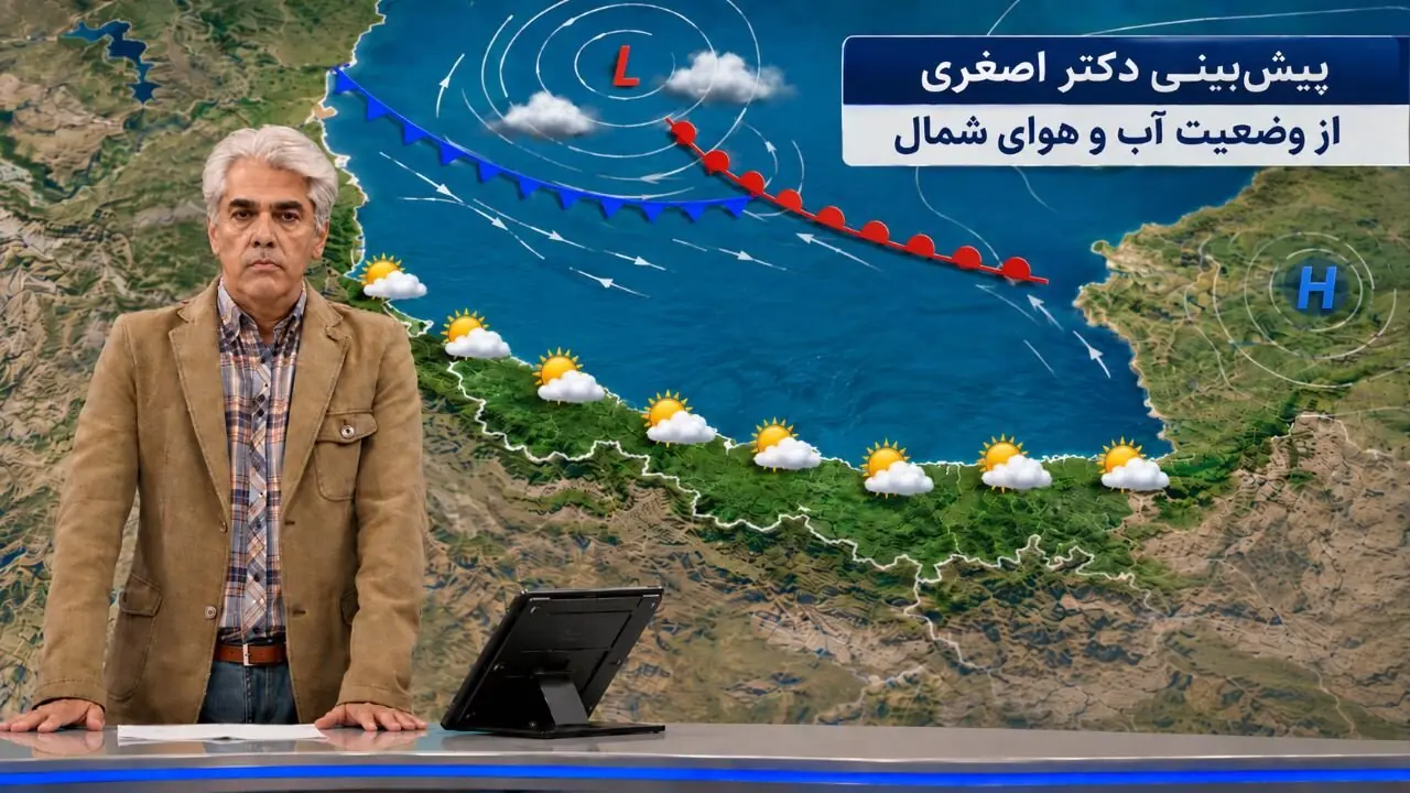  پیش‌بینی دکتر اصغری از وضعیت آب و هوای شمال در تعطیلات شهریور 1405