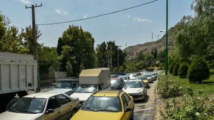 ترافیک سنگین در جاده چالوس، تهران ـ شمال و هراز