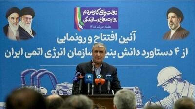  اسلامی: صنعت هسته‌ای ما همگام با کشورهای پیشرو حرکت می‌کند